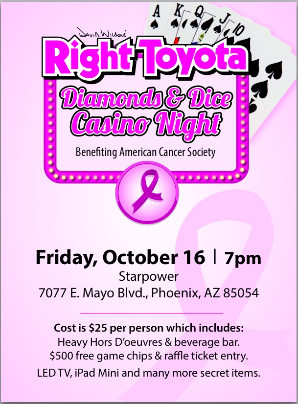 Right Toyota Diamond and Dice Casino Night Fundraiser 
