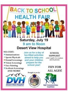 Pahrump Back-to-School Health Fair