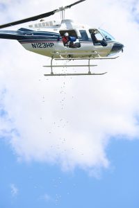 helicopter golf ball drop | 2016 charity golf classic
