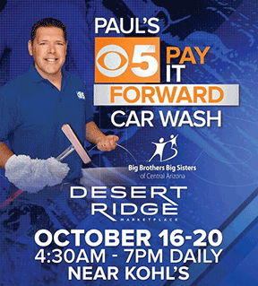 10th Annual Paul's Pay it Forward Car Wash