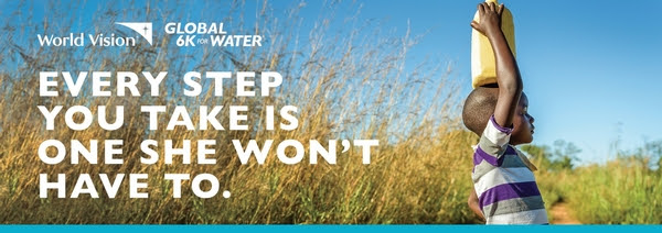 Global 6K for Water Donation Thank You Note Thank You Note for Global 6K for Water Donation