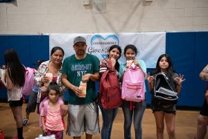 4 Students at 2019 Phoenix Backpack Giveaway