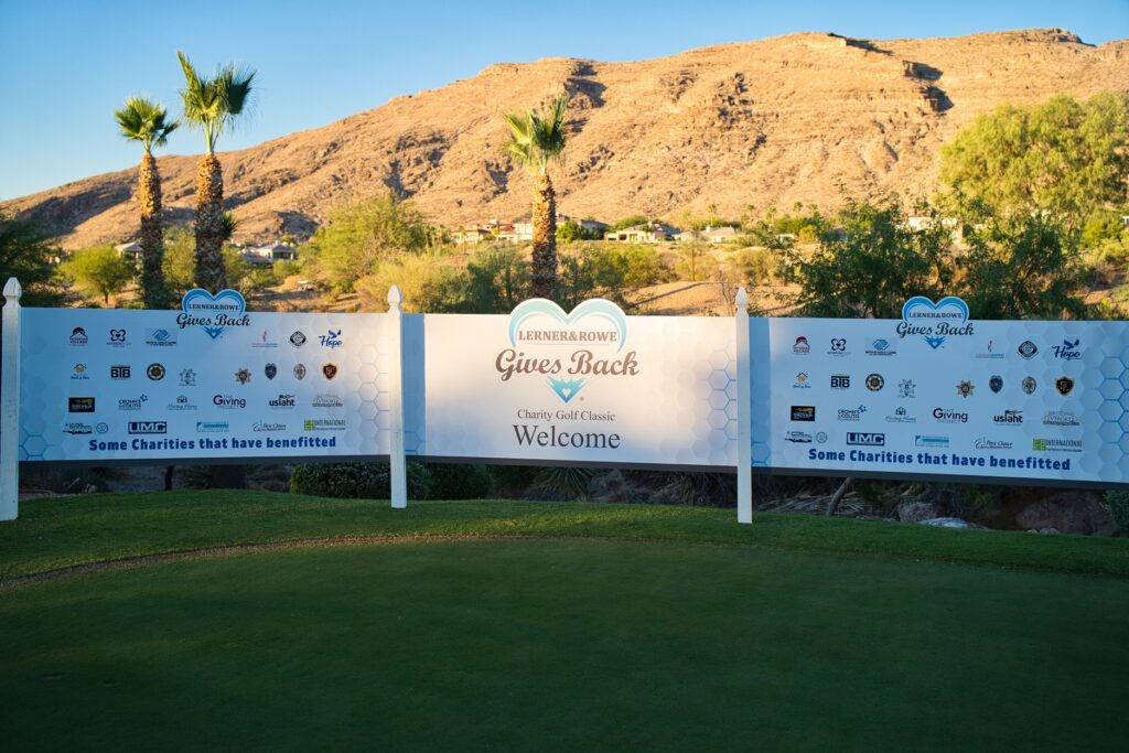 LV Charity Golf 2022 Signs