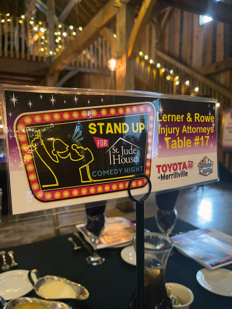 St Jude House Comedy Night - LR Table