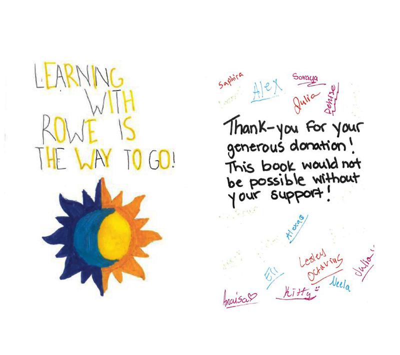 Young Authors Program  - Thank You Note