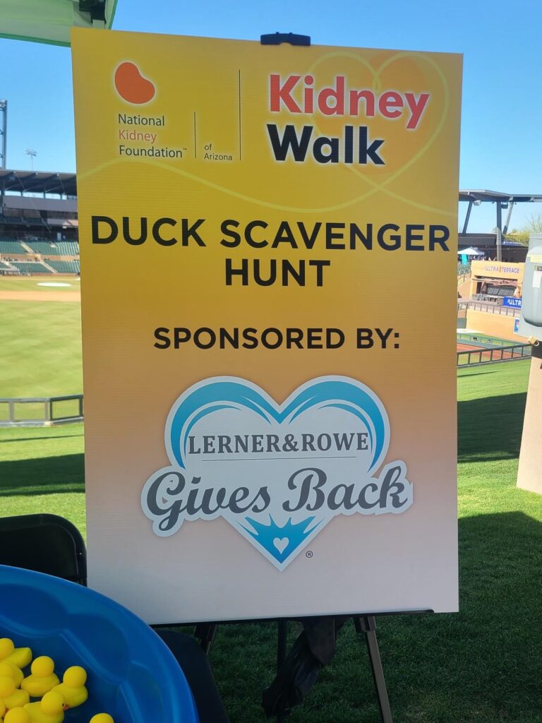Phoenix Kidney Walk - Duck Scavenger Hunt Sponsor 2024