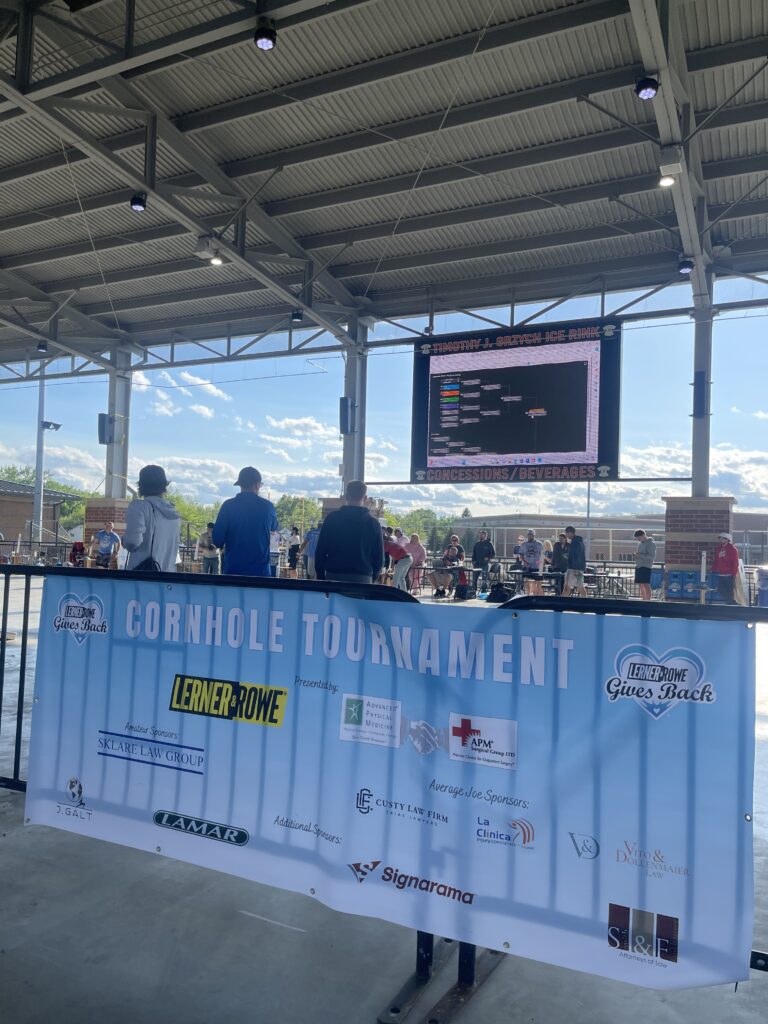 2024 Cornhole Tournament Sponsor Banner
