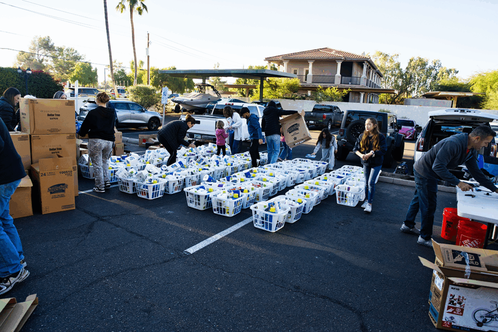 2025 McKenna Youth Foundation's Children's Holiday Party care baskets