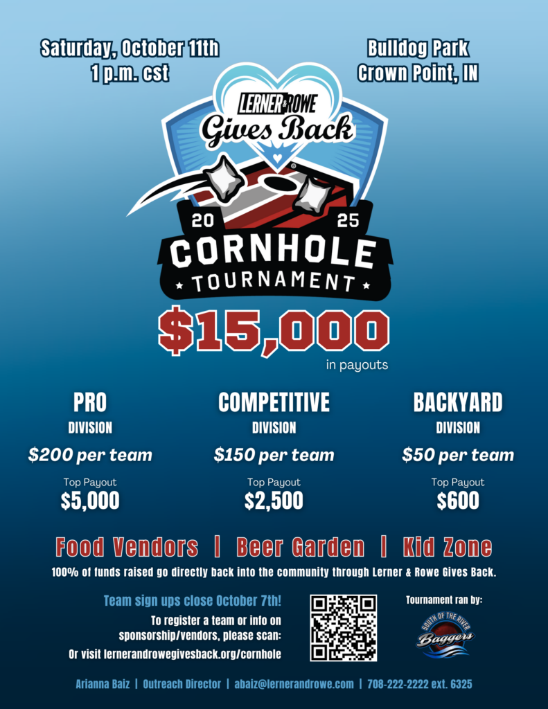 2025 Cornhole Tournament Flyer