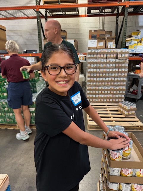 Helper at Summer of a Million Meals