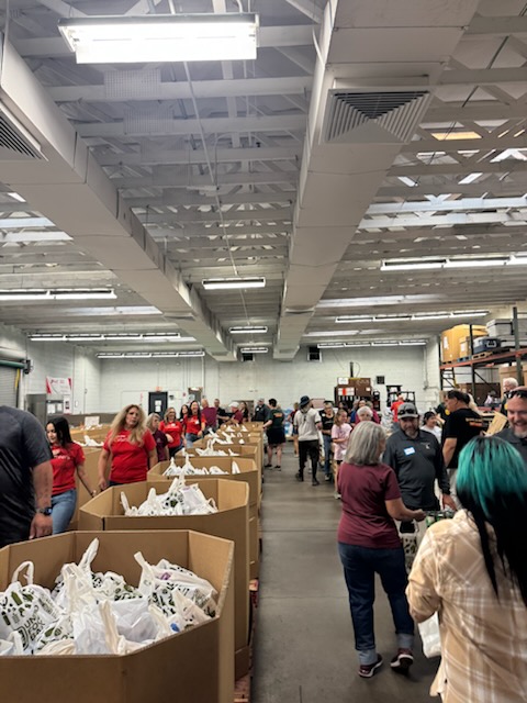 Food pantry for Summer of a Million Meals