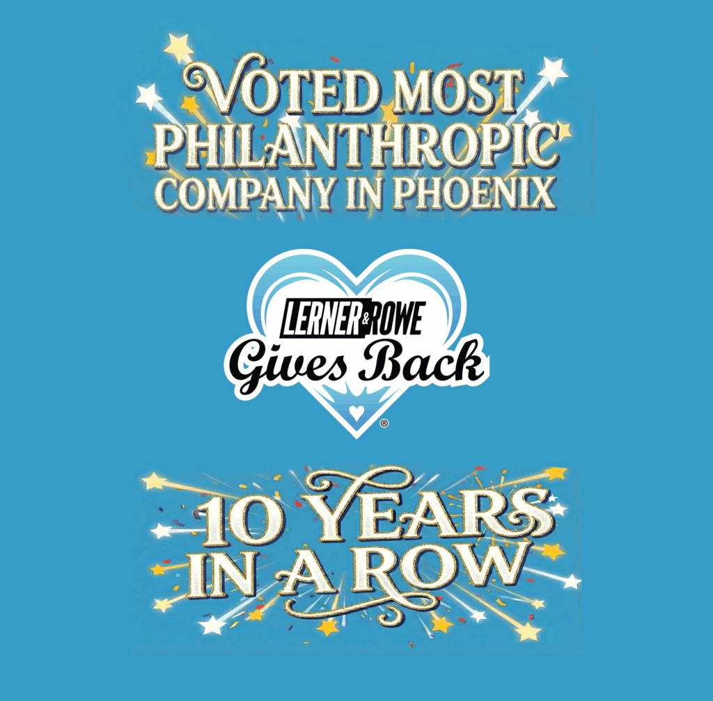 Voted most philanthropic company in Phoenix