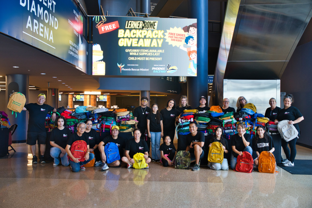 Glendale Backpack Giveaway - Lerner and Rowe team