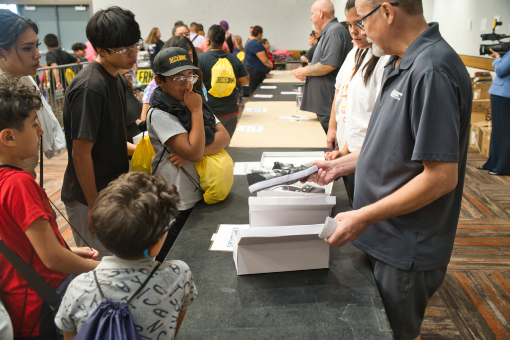 Tucson backpack giveaway shoes